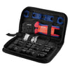 VEVOR Crimping Tool, 14-10 AWG Ratcheting Solar Connector Crimper Tool Kit, Clear Metric & AWG Markings, with 10 Pairs Solar Connectors, 10 Pairs of Cable Connectors, Wrenches, and a Storage Case