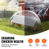 VEVOR Chicken Tunnels, 118.1 x 28 x 24.2 inch (LxWxH) Chicken Tunnels for Yard, Portable Chicken Tunnels for Outside Easy Installation, Chicken Coop Run, Suitable for Chickens, Ducks, Rabbits