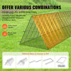 VEVOR Chicken Tunnels, 118.1 x 28 x 24.2 inch (LxWxH) Chicken Tunnels for Yard, Portable Chicken Tunnels for Outside Easy Installation, Chicken Coop Run, Suitable for Chickens, Ducks, Rabbits