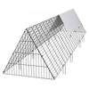 VEVOR Chicken Tunnels, 118.1 x 28 x 24.2 inch (LxWxH) Chicken Tunnels for Yard, Portable Chicken Tunnels for Outside Easy Installation, Chicken Coop Run, Suitable for Chickens, Ducks, Rabbits