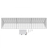 VEVOR Chicken Tunnels, 118.1 x 28 x 24.2 inch (LxWxH) Chicken Tunnels for Yard, Portable Chicken Tunnels for Outside Easy Installation, Chicken Coop Run, Suitable for Chickens, Ducks, Rabbits