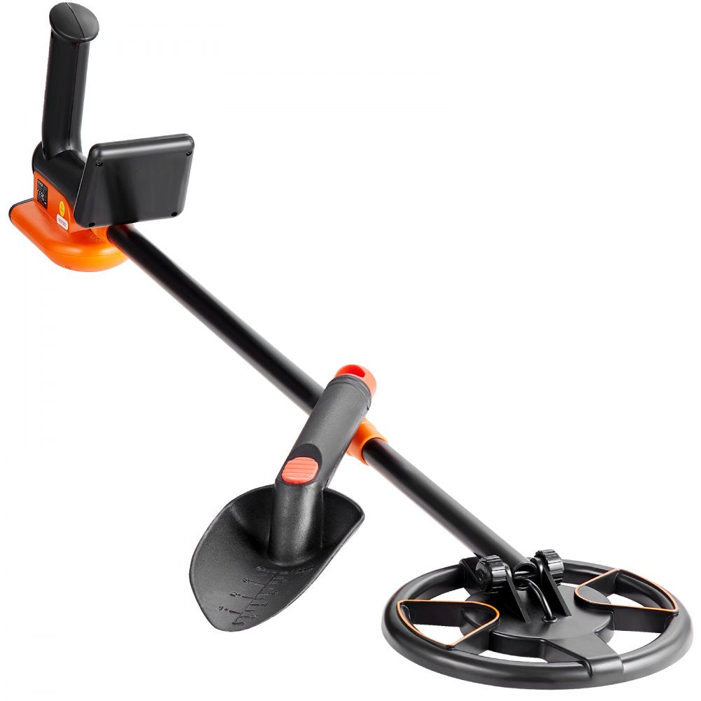 VEVOR Metal Detector for Kids, 6 Inch, 25''-37'' Adjustable Gold Detector, IP68 Waterproof Search Coil with LCD Display Advanced DSP Chip, Lightweight for Junior & Youth Detecting Gold Coin Treasure