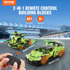 VEVOR STEM Building Toys for Kids, 2-in-1 461 PCS Blocks, Remote Control Car Building Kits Remote & APP Controlled Car/Robot, RC STEM Robots Building Set Gifts for Boys Girls Aged 6+