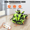 VEVOR STEM Building Toys for Kids, 2-in-1 461 PCS Blocks, Remote Control Car Building Kits Remote & APP Controlled Car/Robot, RC STEM Robots Building Set Gifts for Boys Girls Aged 6+