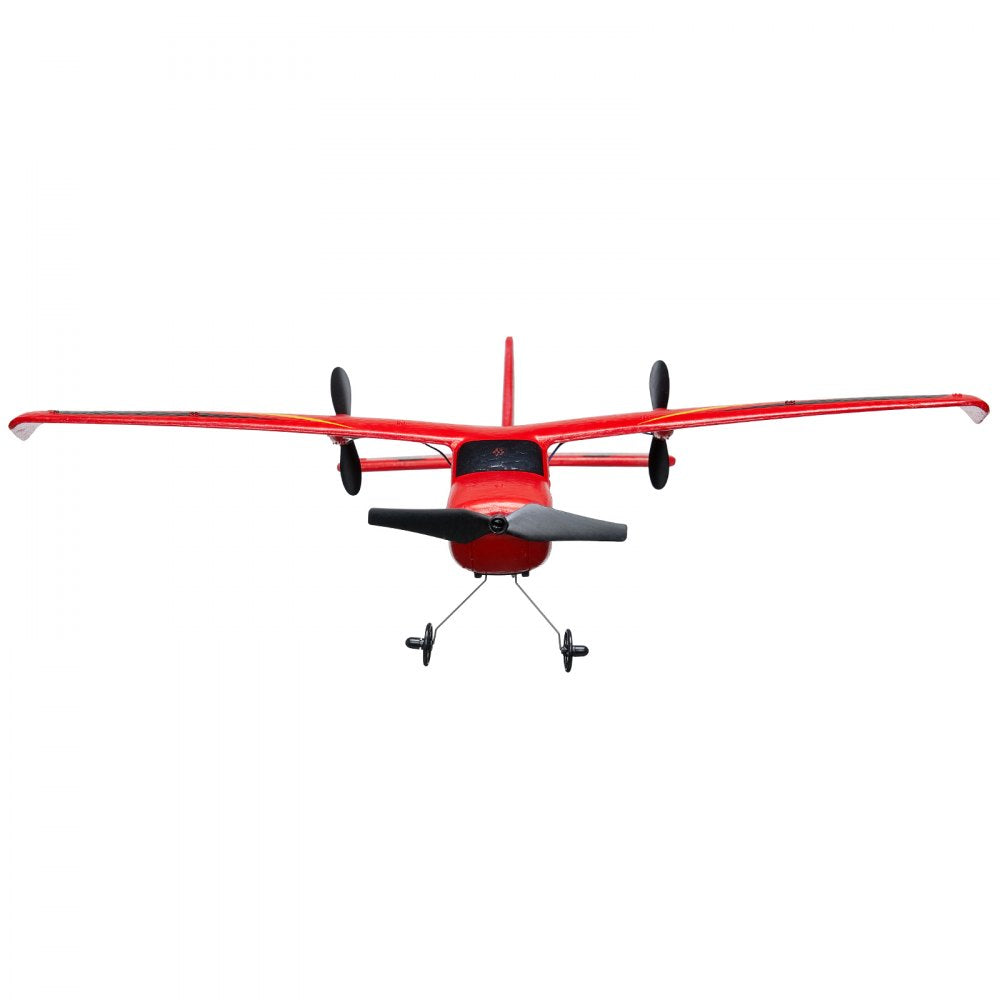 VEVOR RC Plane, 2.4GHZ 2 Channel Remote Control Airplane with 6-Axis Gyro Stabilizer, Ready to Fly Aircraft Plane Toys with 2 Batteries, Easy to Fly RC Glider for Adults Kids Beginners Boys Girls