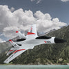 VEVOR RC Plane, 2.4GHZ 4 Channel Remote Control Airplane with 6-Axis Gyro Stabilizer, Ready to Fly Fighter Aircraft Plane Toy with 2 Batteries, Easy to Fly RC Glider for Adults Kids Beginners Boys