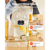 VEVOR Beverage Dispenser, 2 Pack 2 Gallon Drink Dispensers for Parties, Glass Juice Dispenser with Metal Stand, Stainless Steel Spigot, Infuser, Iced Tea Lemonade Juice Water Dispensers for Parties