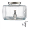 VEVOR Beverage Dispenser, 0.8 Gallon Drink Dispensers for Parties, Glass Juice Dispenser with No-Drip Spigot and Lid, Iced Tea Lemonade Juice Water Dispensers for Restaurants, Hotels, Parties