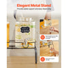 VEVOR Beverage Dispenser, 2 Pack 1.5 Gallon Drink Dispensers for Parties, Glass Juice Dispenser with Metal Stand, Stainless Steel Spigot, Iced Tea Lemonade Juice Water Dispensers for Parties
