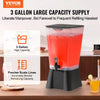 VEVOR Beverage Dispenser, 5 Gallon Drink Dispenser for Parties, Plastic Juice Dispensers with No-Drip Spigot, Iced Tea Lemonade Juice Water Dispensers, for Restaurants, Hotels, Parties