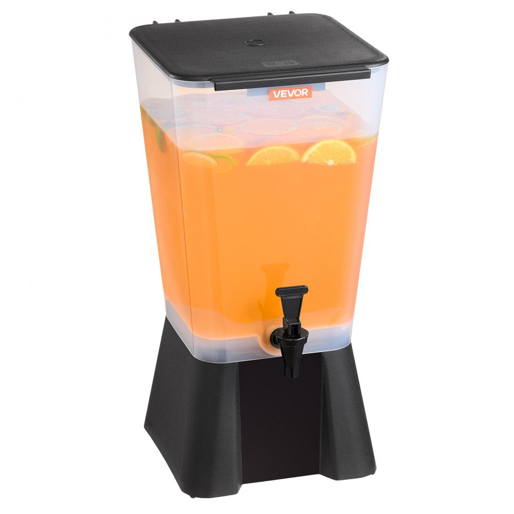 VEVOR Beverage Dispenser, 5 Gallon Drink Dispenser for Parties, Plastic Juice Dispensers with No-Drip Spigot, Iced Tea Lemonade Juice Water Dispensers, for Restaurants, Hotels, Parties