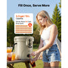 VEVOR Insulated Beverage Dispenser 3.5 Gallon Hot and Cold Beverage Server, for Camping Outdoor Events Parties, Leakproof Ice Water Drink Cooler, with Easy Pour Spigot, Latched Lid, Portable Handle