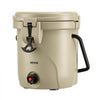 VEVOR Insulated Beverage Dispenser 3.5 Gallon Hot and Cold Beverage Server, for Camping Outdoor Events Parties, Leakproof Ice Water Drink Cooler, with Easy Pour Spigot, Latched Lid, Portable Handle