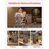 VEVOR Insulated Beverage Dispenser, 5 Gal/19L Hot and Cold Beverage Server with Spigot & Handle, Food-Grade Thermal Drink Dispenser Cooler for Tea Coffee Water in Cafes & Restaurants, Brown