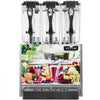 VEVOR 110V Commercial Beverage Dispenser Cold and Hot,3 Tanks 36L Fruit Juice Dispensers,12L Per Tank Stainless Steel Ice Tea Drink Dispenser Equipped with Thermostat Controller