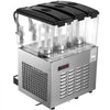 VEVOR 110V Commercial Beverage Dispenser Cold and Hot,3 Tanks 36L Fruit Juice Dispensers,12L Per Tank Stainless Steel Ice Tea Drink Dispenser Equipped with Thermostat Controller