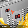 VEVOR 110V Commercial Beverage Dispenser Cold and Hot,3 Tanks 36L Fruit Juice Dispensers,12L Per Tank Stainless Steel Ice Tea Drink Dispenser Equipped with Thermostat Controller