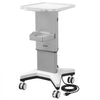 VEVOR Medical Cart 110.23 lbs Max Load Electric Lift Medical Trolley Cart, for Clinic, Hospital, Laboratory, Stable Support, Adjustable Height, Silent Rolling Trolley with 360° Swivel Lockable Wheels