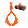 VEVOR 32in Log Lifting Tongs, 4-Claw Log Tongs, Heavy Duty Steel Log Grapple, 2200LBS Lifting Capacity, Swivel Log Graper Timber, Eagle Claw Design, Log Skidding Tongs for Trucks, Tractors, Forklifts