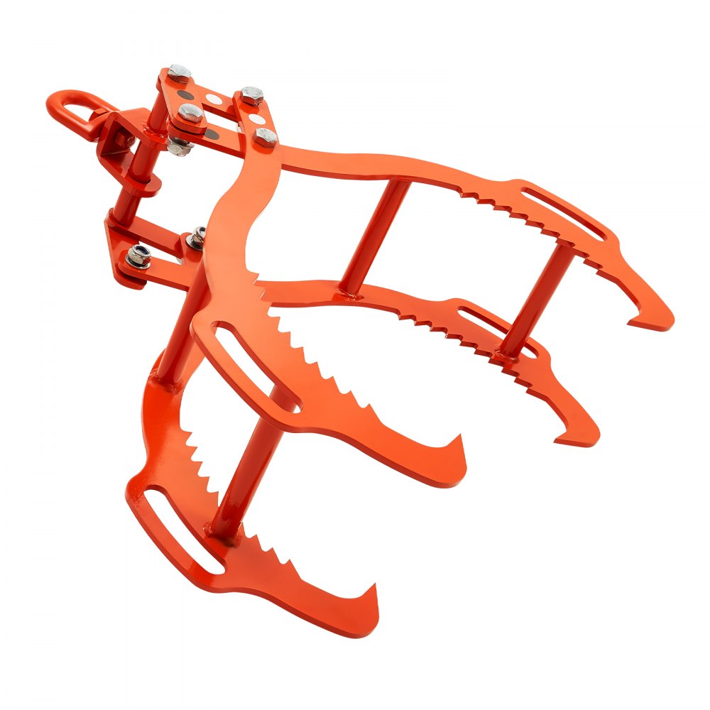 VEVOR 36in Log Lifting Tongs, 4-Claw Log Tongs, Heavy Duty Steel Log Grapple, 3300LBS Lifting Capacity, Swivel Log Graper Timber, Eagle Claw Design, Log Skidding Tongs for Trucks, Tractors, Forklifts