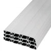 VEVOR Spring Wire and Lock Channel,6.56ft Spring Lock & U-Channel Bundle for Greenhouse, 20 Packs PE Coated Spring Wire & Aluminum Alloy Channel, Plastic Poly Film or Shade Cloth Attachment with Screw