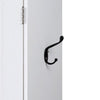 VEVOR Hall Tree with Bench and Shoe Storage, 63" Wide, 4-in-1 Entryway Hall Tree with Bench, Hanging Hooks, Storage Cabinet, and Shoe Cabinet, Wooden Furniture for Mudroom, Entryway, Hallway, White
