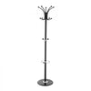 VEVOR Freestanding Coat Rack, Metal Coats Rack Stand with Umbrella Holder, Stable Marble Base & 14 Hooks, Hall Coat Tree for Entryway, Bedroom, Living Room, Stylish Coats Hanger for Hats, Scarves, Bag