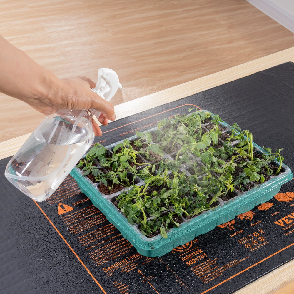 VEVOR 48"x 20.75" Seedling Heat Mat w/ Digital Thermostat Combo Set,MET-Listed Heating Pad for Seed Starting, Waterproof Seed Mats for Germination, Indoor Gardening, Hydroponic, Greenhouse, 1 Pack