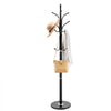 VEVOR Coat Rack Freestanding, Coats Tree Stand with Stable Marble Base & 6 Hooks, Free Standing Hall Coat Rack for Entryway, Bedroom, Office, Living Room, Modern Clothes Hanger for Coats, Hats, Bags