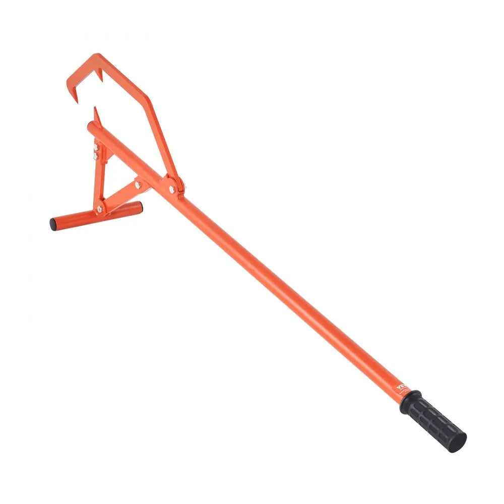 VEVOR Timberjack, 46.5 in, Heavy Duty Steel Log Roller, Log Lifter with Adjustable Cant Hook, Logging Tools Log Jack for Logs Ups to 25" Dia, Timber Jack for Rolling Cutting and Lifting Logs