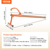 VEVOR Timberjack, 46.5 in, Heavy Duty Log Lifter with Wooden Handle, Log Roller with Adjustable Cant Hook, Logging Tools Log Jack for Logs Ups to 15" Dia, Timber Jack for Rolling Cutting Lifting Logs