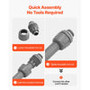VEVOR 1/2 in 100 pcs Liquid Tight Connector Non-Metallic Conduit Fitting Connector