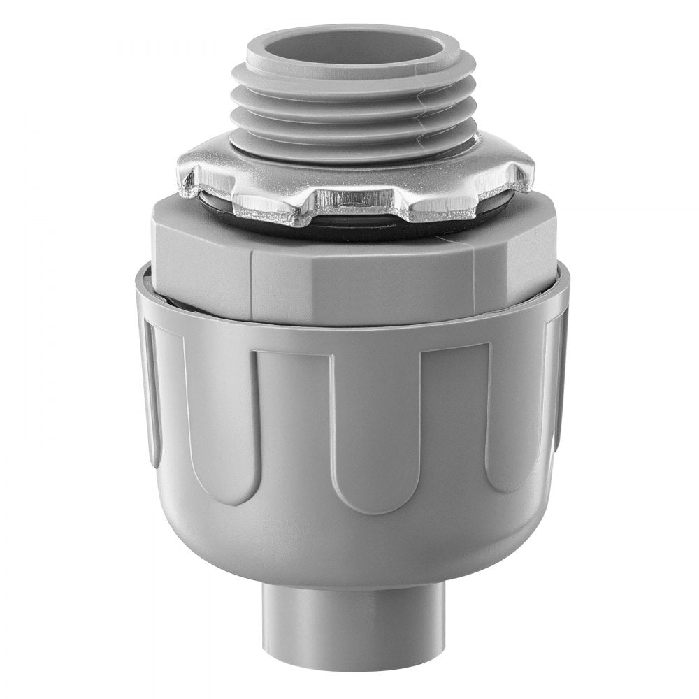 VEVOR 1/2 in 100 pcs Liquid Tight Connector Non-Metallic Conduit Fitting Connector