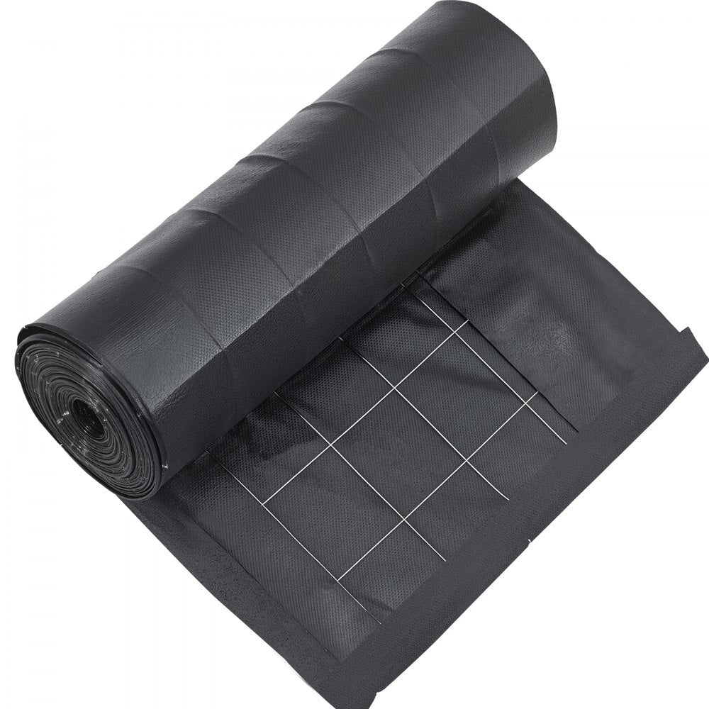 VEVOR Silt Fence Fabric Roll, 2 x 100 ft Backed Wire Silt Fence, Erosion Control Fencing for Sediment Retention, Industrial Grade Temporary Tough Polypropylene Fabric for Construction Job Sites