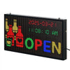 VEVOR Programmable LED Sign, P5 Full Color Flexible Digital Scrolling Panel, DIY Custom Text Pattern GIF Display, Bluetooth APP Control Message Board for Store Business Advertising, Indoor 27x14 in