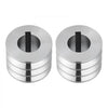 VEVOR Replacement Roller for Rolling Mill 3 Sizes Grooves 2 Square Rollers, Jewelry DIY Tool Accessory Parts, Premium Alloy Steel, Easy Installation, for Pressing Ductile Metals, Gold, Silver, Brass