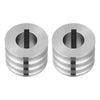 VEVOR Replacement Roller for Rolling Mill 3 Sizes Grooves 2 Domed Rollers, Jewelry DIY Tool Accessory Parts, Premium Alloy Steel, Easy Installation, for Pressing Ductile Metals, Gold, Silver, Brass