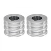 VEVOR Replacement Roller for Rolling Mill 3 Sizes Grooves 2 Domed Rollers, Jewelry DIY Tool Accessory Parts, Premium Alloy Steel, Easy Installation, for Pressing Ductile Metals, Gold, Silver, Brass