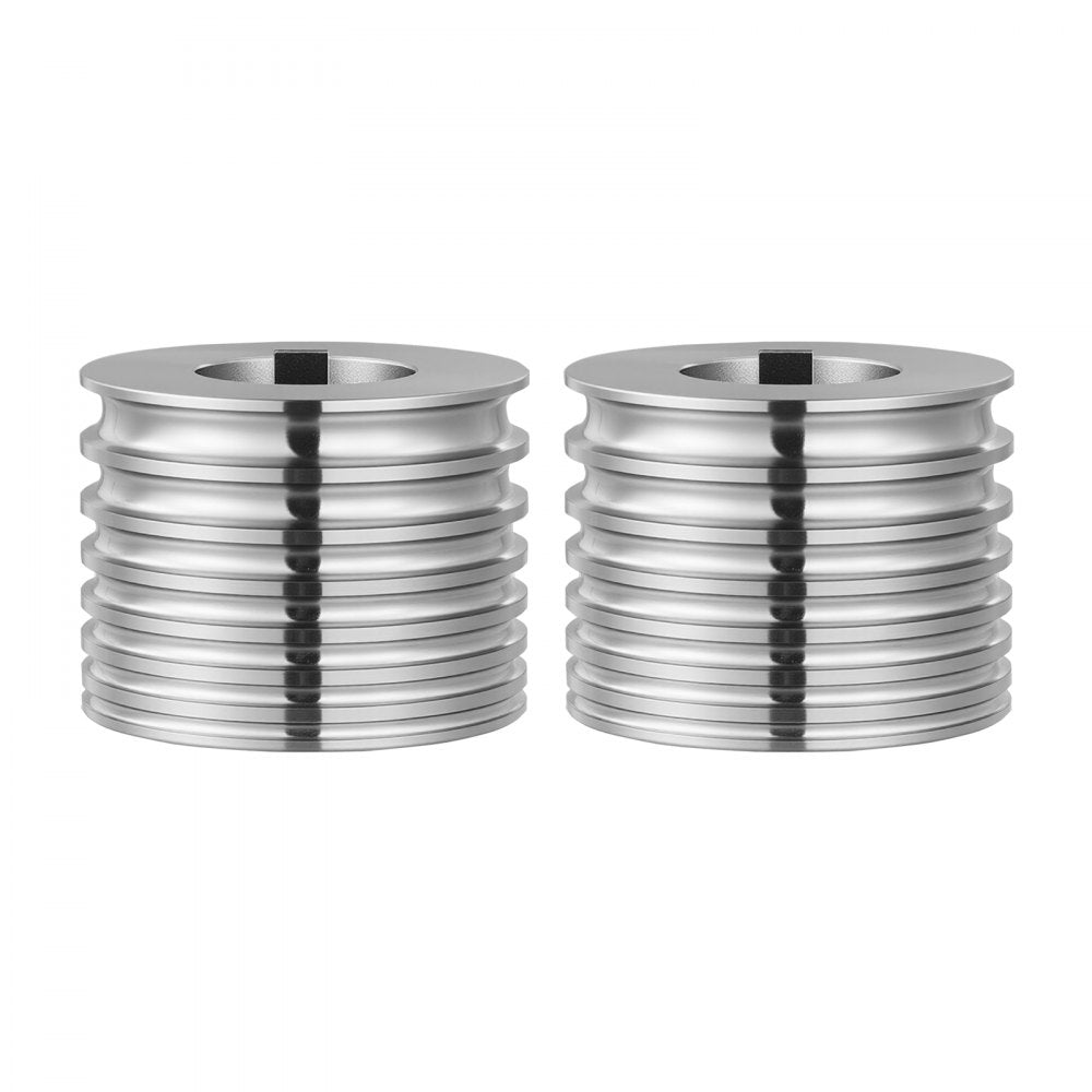 VEVOR Replacement Roller for Rolling Mill 7 Sizes Grooves 2 Oval Rollers, Jewelry DIY Tool Accessory Parts, Premium Alloy Steel, Easy Installation, for Pressing Ductile Metals, Gold, Silver, Brass