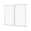 VEVOR RV Screen Door Protector, 24 x 26 inch Door Grille, Easy to Install and Disassemble, Reinforced Breathable Protective Mesh, Aluminum Alloy Camper RV Entry Protector for Pet Protection, White