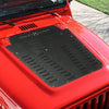VEVOR Vented Hood Louver Black Powder Coat For 2013-2017 Jeep Wrangler JK