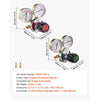 VEVOR Oxygen Acetylene Regulator Set, Oxy-Acetylene Regulators, 0-4000PSI and 0-400PSI Welding Gas Gauges with CGA-540/CGA-510 Inlet Connection & 9/16"-18 Outlet Connection, PC Knob Adjustment
