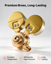 VEVOR Oxygen Acetylene Regulator Set, Oxy-Acetylene Regulators, 0-4000PSI and 0-400PSI Welding Gas Gauges with CGA-540/CGA-200 Inlet Connection & 9/16"-18 Outlet Connection, PC Knob Adjustment