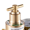 VEVOR Oxygen Acetylene Regulator Set, Oxy-Acetylene Regulators, 0-4000PSI and 0-400PSI Welding Gas Gauges with CGA-540/CGA-200 Inlet Connection & 3/8"-24 Outlet Connection, T-Handle Adjustment