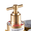 VEVOR Acetylene Regulator, Precise Acetylene Regulator, 0-400PSI Welding Gas Gauge with CGA-200 Inlet Connection & 9/16"-18 LH Outlet Connection, T-Handle Adjustment