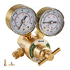 VEVOR Oxygen Regulator, Precise Oxy Regulator, 0-4000PSI Welding Gas Gauge with CGA-540 Inlet Connection & 9/16"-18 RH Outlet Connection, T-Handle Adjustment