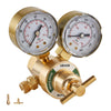 VEVOR Oxygen Regulator, Precise Oxy Regulator, 0-4000PSI Welding Gas Gauge with CGA-540 Inlet Connection & 9/16"-18 RH Outlet Connection, T-Handle Adjustment