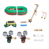 VEVOR Oxygen Acetylene Torch Kit with Check Valves, Gas Welding Cutting Torch Kit, Professional Oxy Acetylene Brazing Set with 15FT Twin-Hose, 2 Cutting Tips, 2 Welding Tips & 2 Precise Regulators
