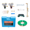 VEVOR Oxygen Acetylene Torch Kit with Check Valves, Gas Welding Cutting Torch Kit, Portable Oxy Acetylene Brazing Set with 15FT Twin-Hose, 1 Cutting Tip, 3 Welding Tips, 2 Gas Regulators & Toolbox