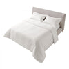 VEVOR King Duvet Cover Set, 100% Cotton, 3 Pieces Bedding Set King Size with 1 Duvet Cover 104 x 90 in and 2 Pillow Shams 20 x 36 in, Soft Breathable, Double Zipper Closure, for Home Bedding, White